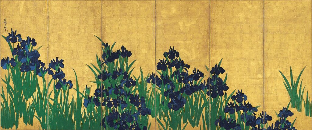 根津美術館【東京都】 1920px KORIN Irises L 1024x429 - 根津美術館【東京都】