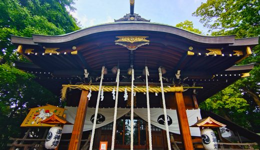 埼玉県川口市 鎮守氷川神社の荘厳な社殿