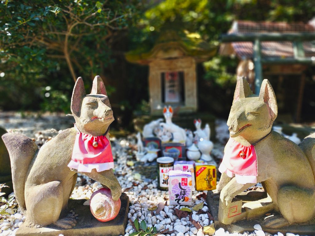 東京都北区 赤羽八幡神社の稲荷像