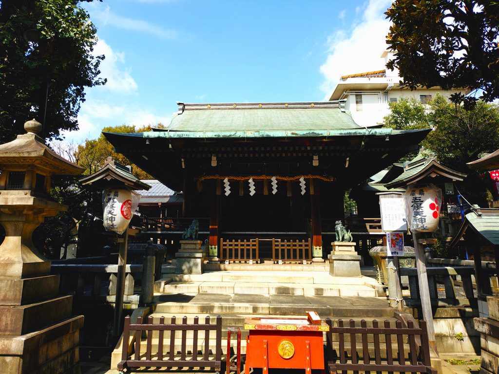 東京都台東区 五條天神社の荘厳な社殿 東京都台東区 五條天神社の荘厳な社殿
