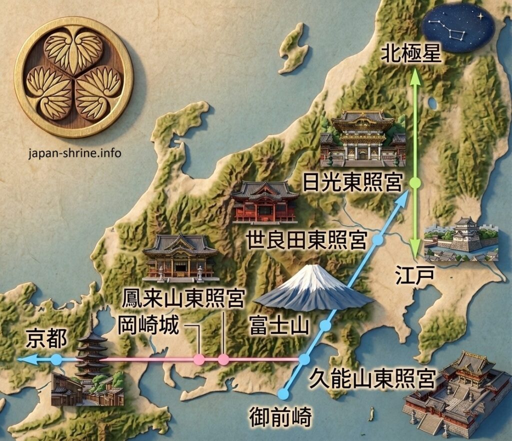 ToshoguShrineLeyLine2 1024x882 - 春日岡山東照宮【栃木県】
