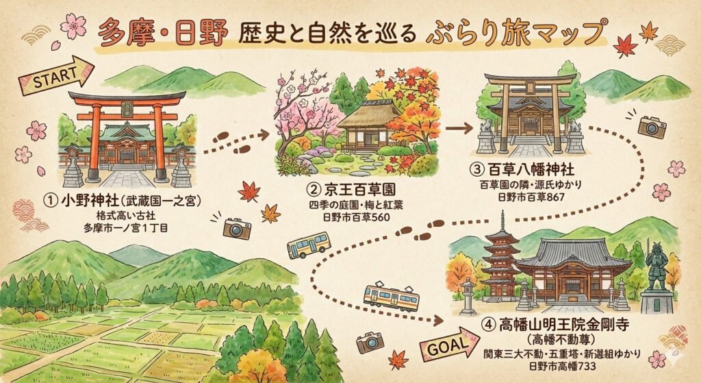 WalkingMap202602 1024x559 - 京王百草園【東京都】