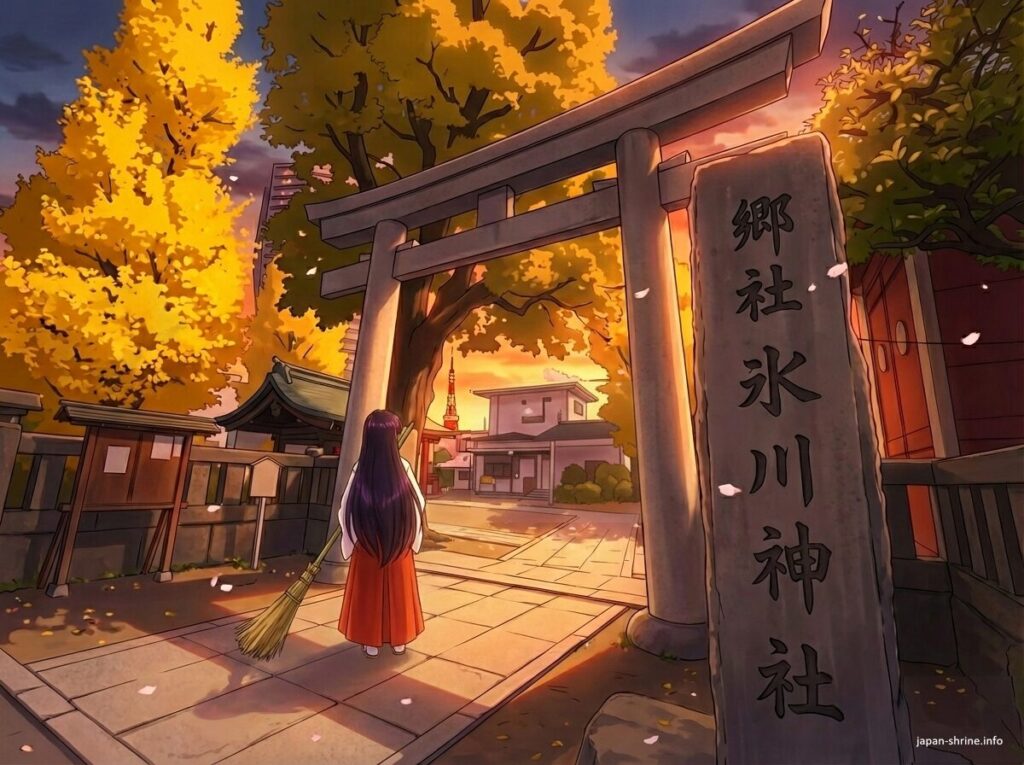 azabuhikawa img 1024x765 - 麻布氷川神社【東京都】