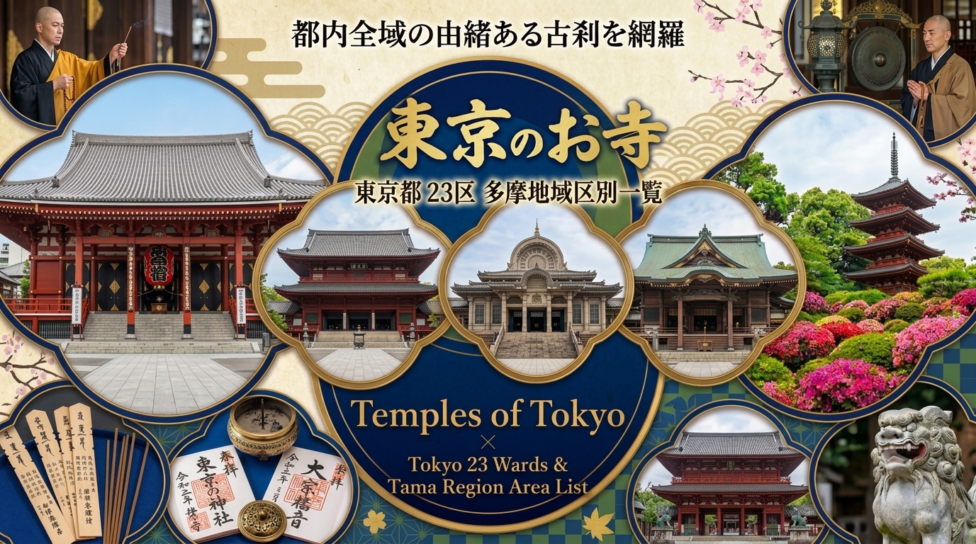 list of tokyo temples2 - 東京都のページ